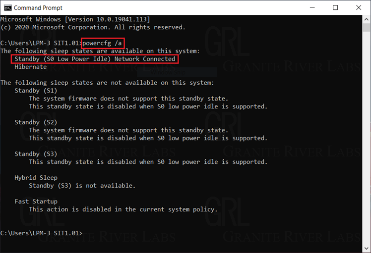Modern Standby and RTD3_support modern standby (S01x) mode