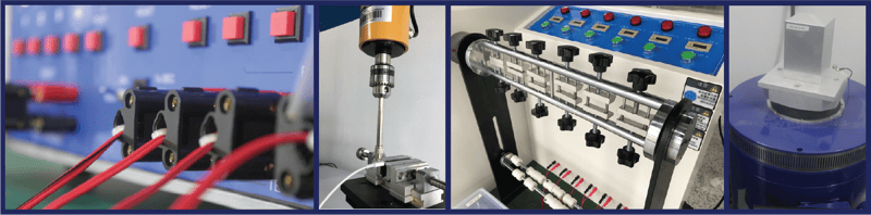 Testing wire for power under mechanical stress