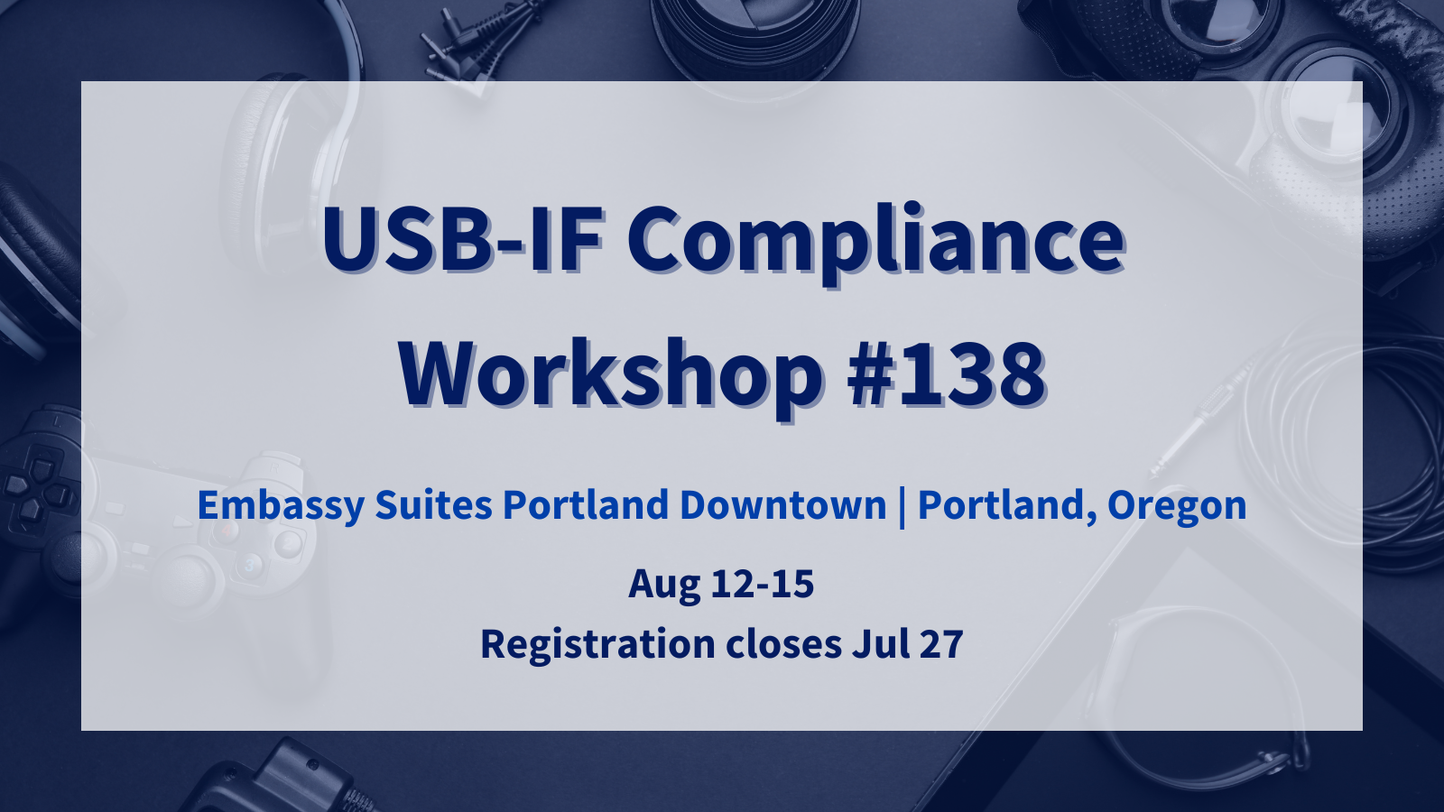 EN event page USB-IF Compliance Workshop #138 (Portland) 