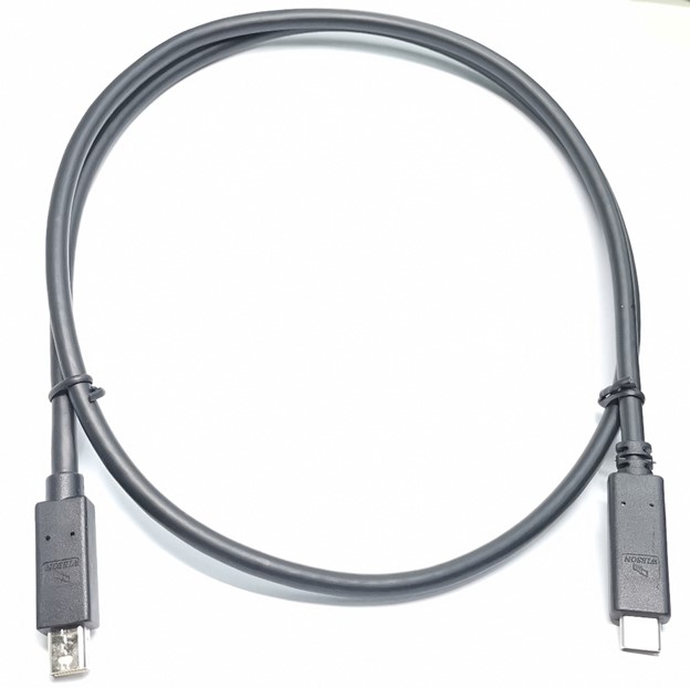 Enh DP2.1 UHBR20 (DP80) USB Type-C to mDP Alt Mode Cable, AB9934-40300800-00（來源：驊陞科技）