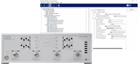 USB4™ Return Loss Test Automation Software for the Anritsu ShockLine™ Performance VNA (GRL-USB4RL-AN)