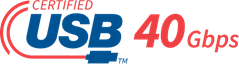 Latest USB4 certification logo