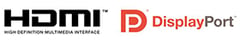 HDMI及びDisplayPortロゴ