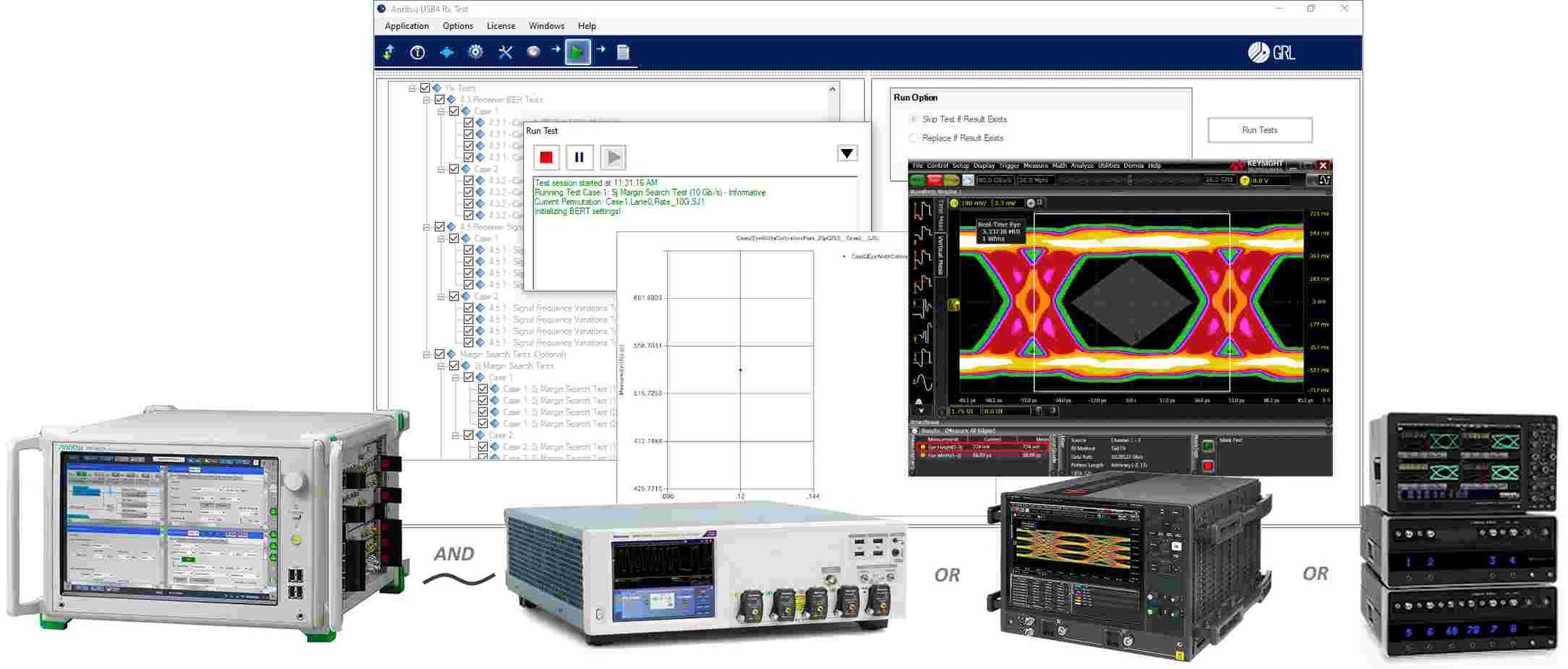 USB4® Receiver Calibration and Test Automation Software for the