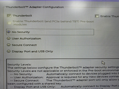 Modern Standby and RTD3_adjusting BIOs security levels