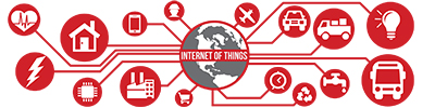 IoT testing service and solutions_wireless networks_red diagram_icons_granite river labs